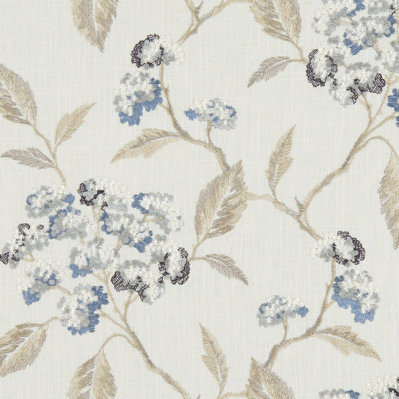CLARKE AND CLARKE - SUMMERBY- DENIM - Fabric by the Yard DENIM