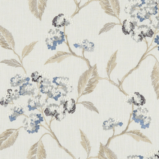 CLARKE AND CLARKE - SUMMERBY- DENIM - Fabric by the Yard DENIM