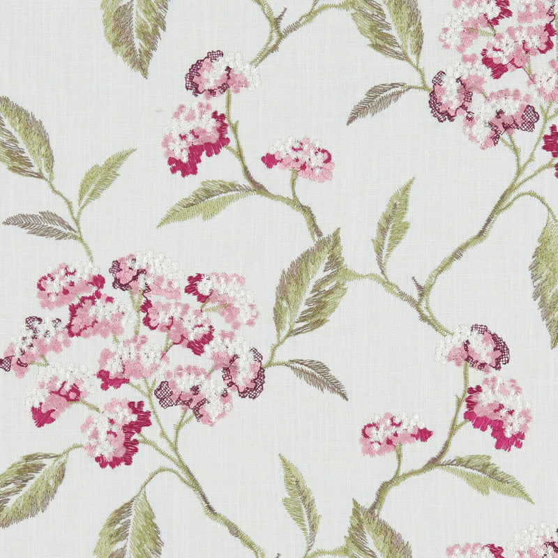 CLARKE AND CLARKE - SUMMERBY- RASPBERRY - Fabric by the Yard RASPBERRY