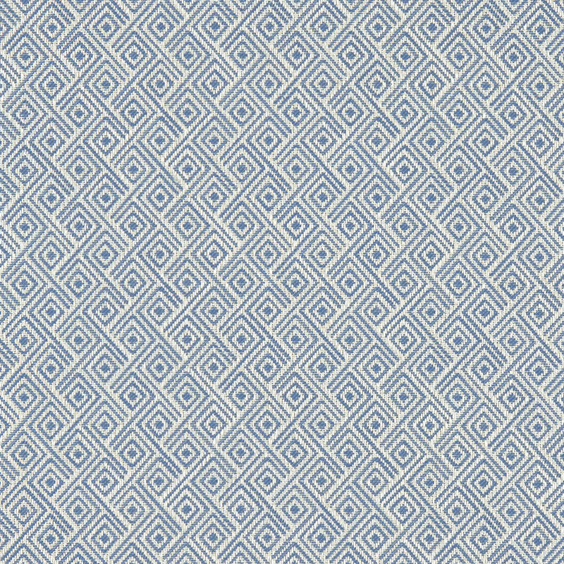 CLARKE AND CLARKE - RHOMBUS- DENIM - Fabric by the Yard DENIM