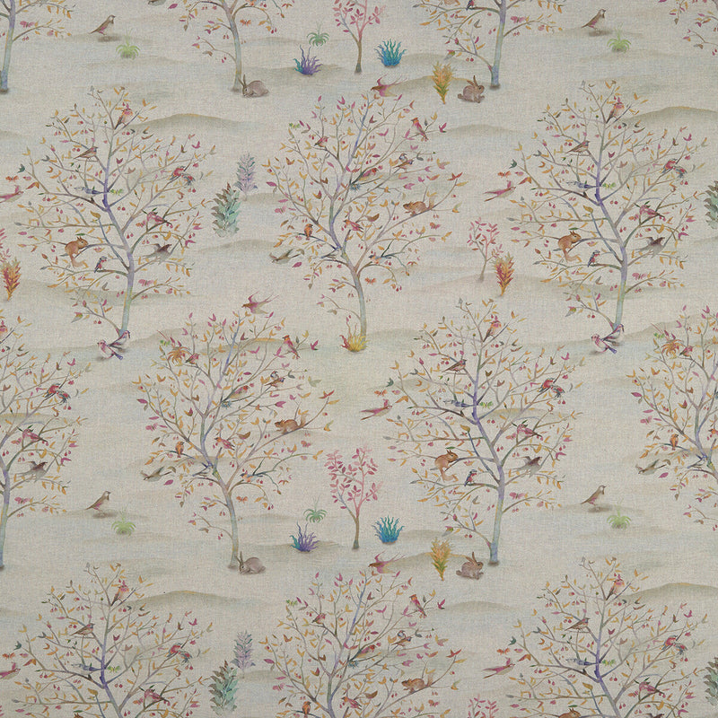 CLARKE AND CLARKE - COPPICE- SUMMER/LINEN - Fabric by the Yard SUMMER/LINEN