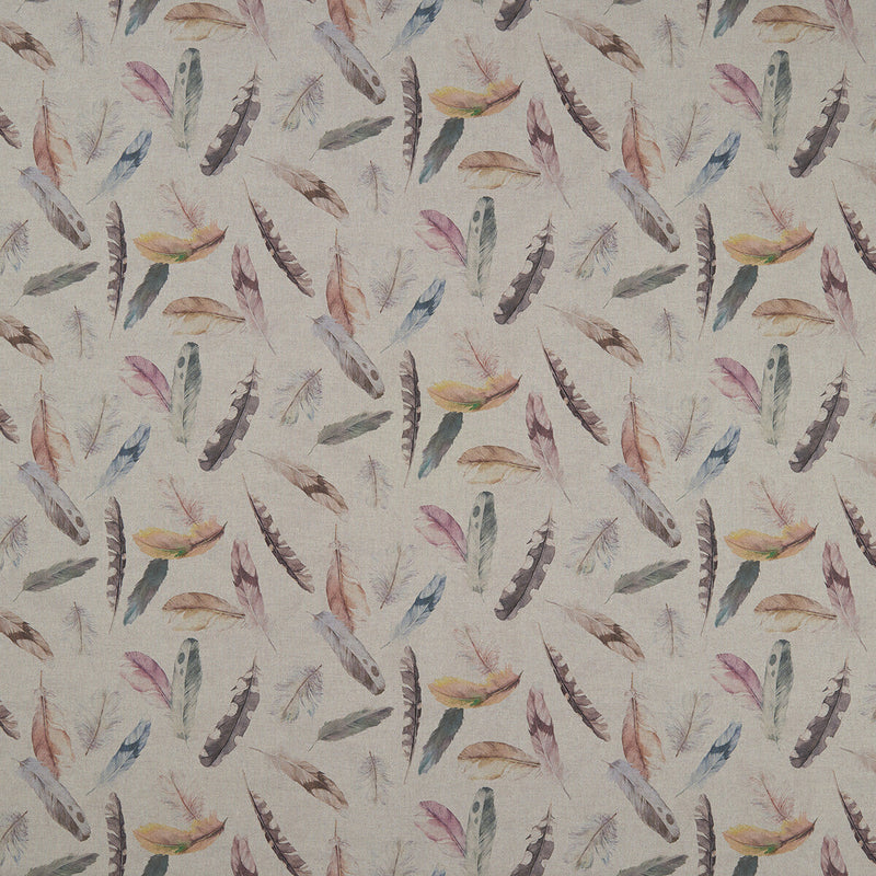 CLARKE AND CLARKE - FEATHER NICA- CREAM - Fabric by the Yard CREAM