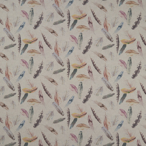 CLARKE AND CLARKE - FEATHER NICA- CREAM - Fabric by the Yard CREAM