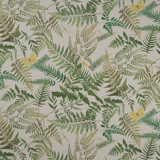 CLARKE AND CLARKE - FERN GLADE- LINEN - Fabric by the Yard LINEN
