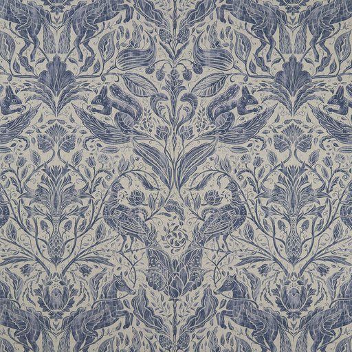 CLARKE AND CLARKE - FOREST TRAIL- INK - Fabric by the Yard INK