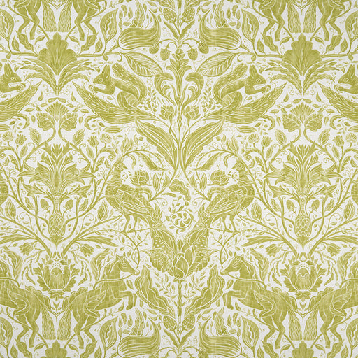 CLARKE AND CLARKE - FOREST TRAIL- CITRUS - Fabric by the Yard CITRUS