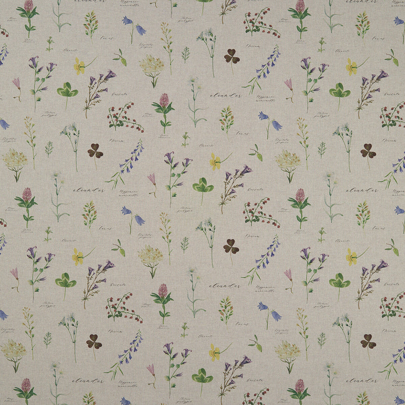 CLARKE AND CLARKE - NERIUM- LINEN - Fabric by the Yard LINEN