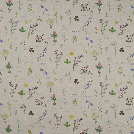CLARKE AND CLARKE - NERIUM- LINEN - Fabric by the Yard LINEN