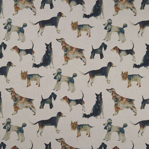 CLARKE AND CLARKE - WALKIES- LINEN - Fabric by the Yard LINEN