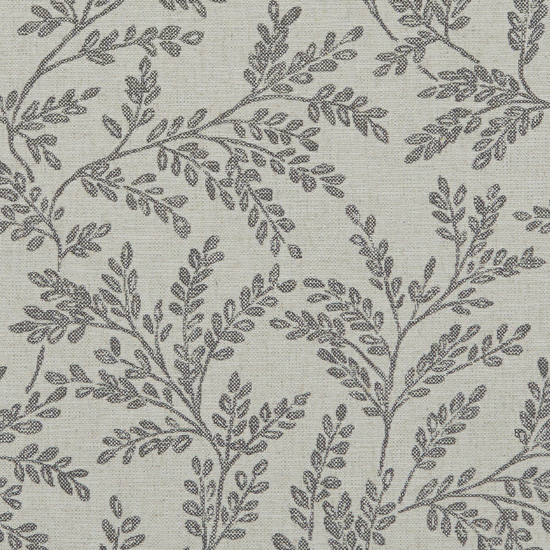 CLARKE AND CLARKE - FERNDOWN- CHARCOAL - Fabric by the Yard CHARCOAL