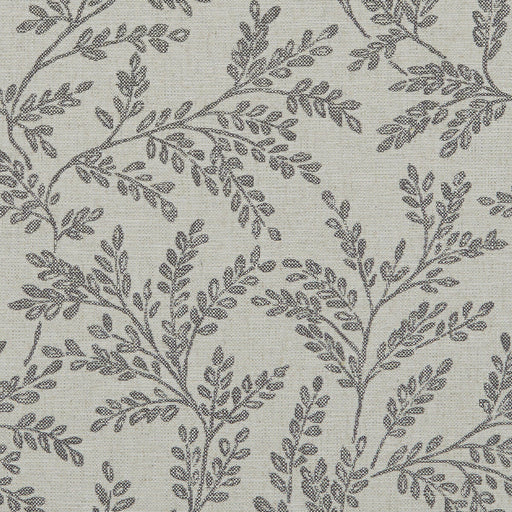 CLARKE AND CLARKE - FERNDOWN- CHARCOAL - Fabric by the Yard CHARCOAL