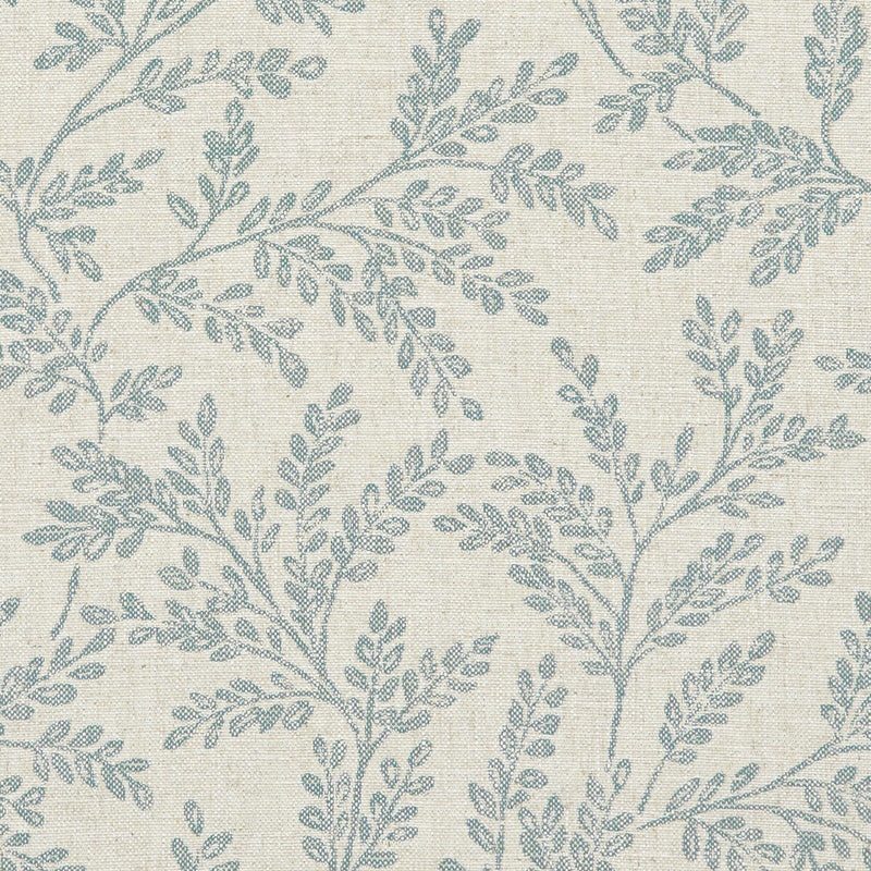 CLARKE AND CLARKE - FERNDOWN- TEAL - Fabric by the Yard TEAL