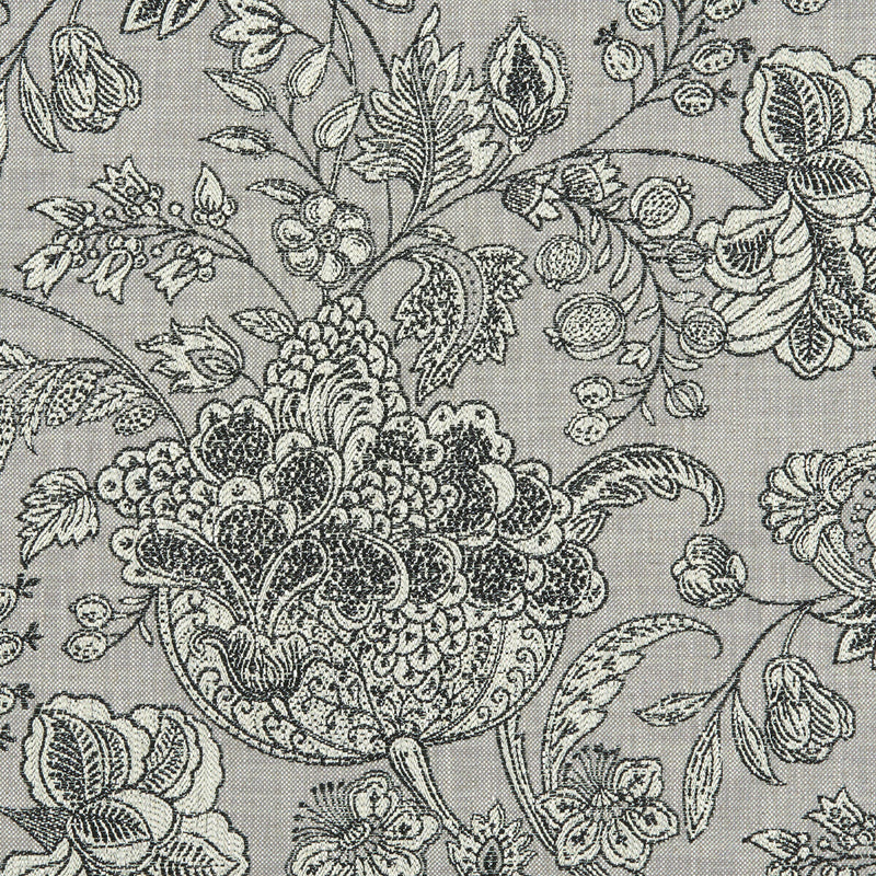 CLARKE AND CLARKE - WOODSFORD- CHARCOAL - Fabric by the Yard CHARCOAL
