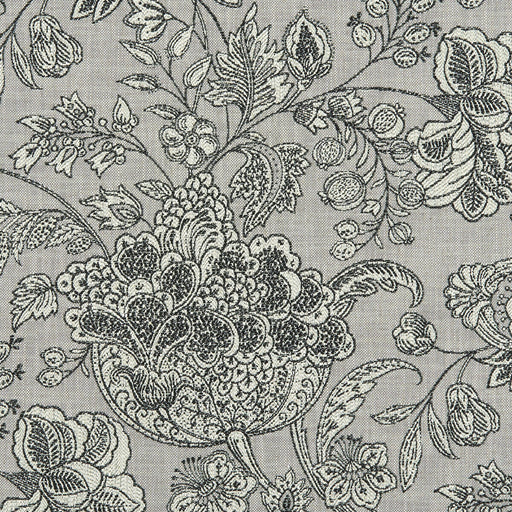 CLARKE AND CLARKE - WOODSFORD- CHARCOAL - Fabric by the Yard CHARCOAL