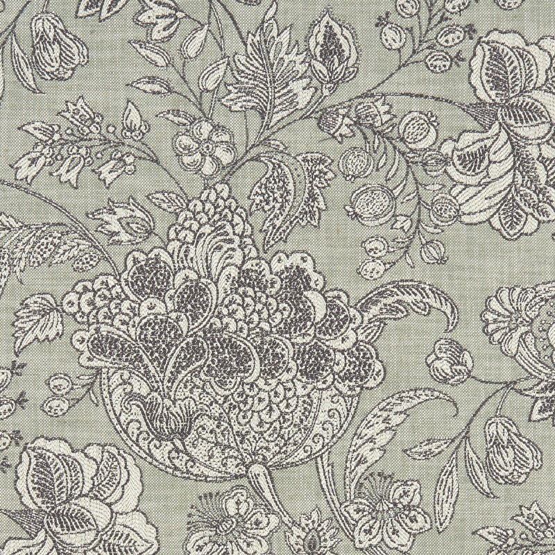 CLARKE AND CLARKE - WOODSFORD- SAGE - Fabric by the Yard SAGE