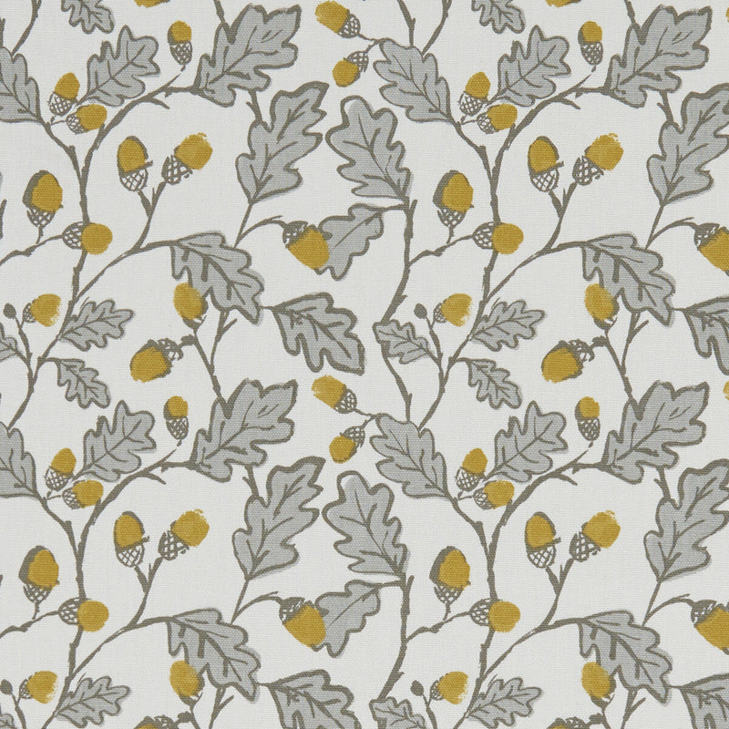 CLARKE AND CLARKE - ACORN TRAIL- NATURAL - Fabric by the Yard NATURAL