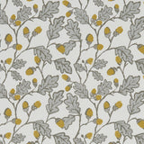 CLARKE AND CLARKE - ACORN TRAIL- NATURAL - Fabric by the Yard