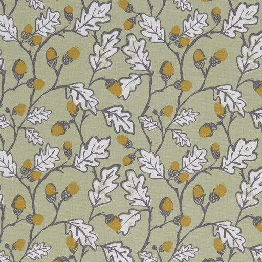 CLARKE AND CLARKE - ACORN TRAIL- SAGE - Fabric by the Yard SAGE