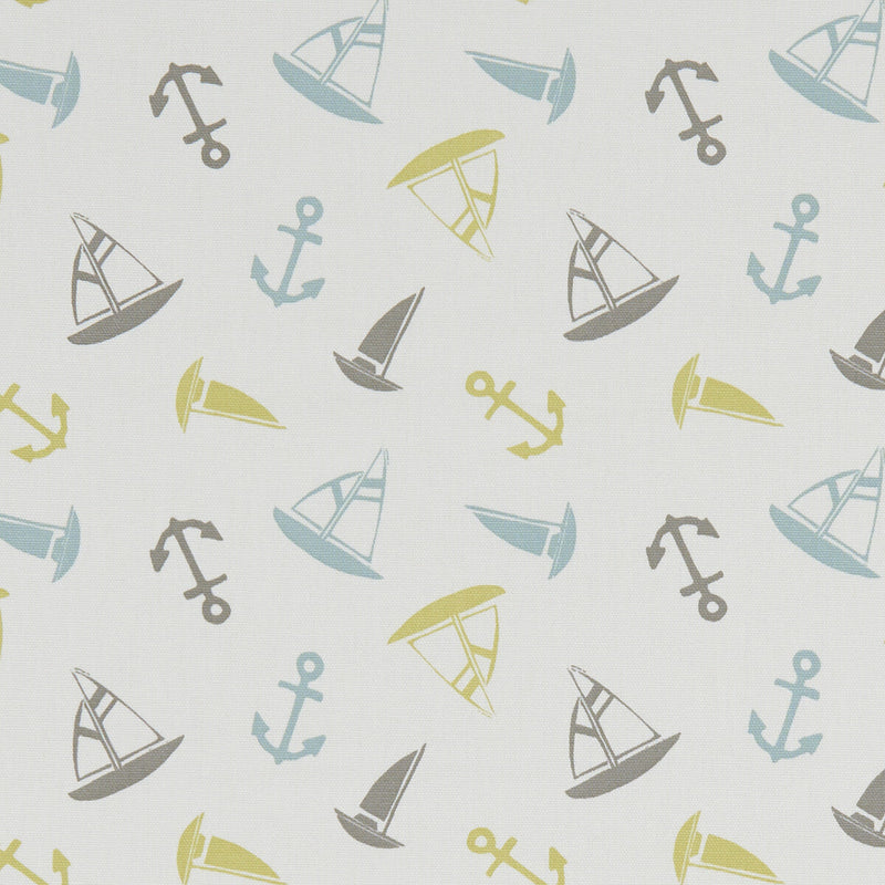 CLARKE AND CLARKE - AHOY- MINERAL - Fabric by the Yard MINERAL
