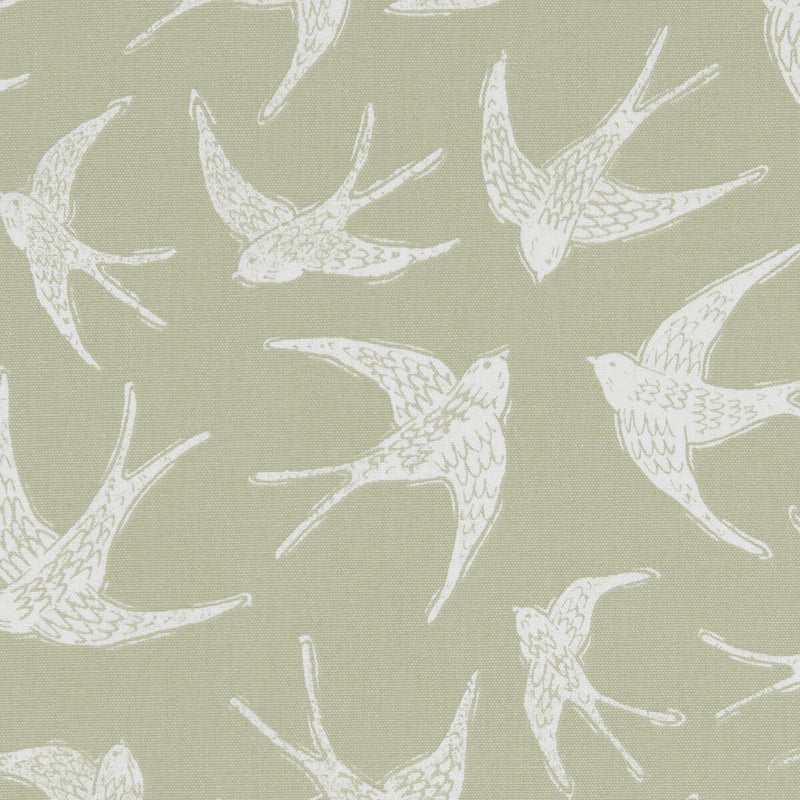 CLARKE AND CLARKE - FLY AWAY- SAGE - Fabric by the Yard SAGE