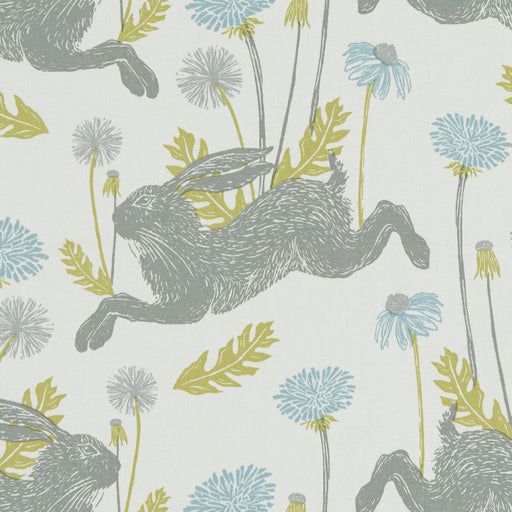 CLARKE AND CLARKE - MARCH HARE- MINERAL - Fabric by the Yard MINERAL