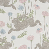 CLARKE AND CLARKE - MARCH HARE- PASTEL - Fabric by the Yard