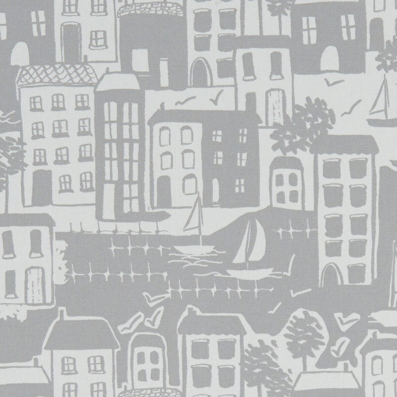 CLARKE AND CLARKE - WATERSIDE- GREY - Fabric by the Yard GREY