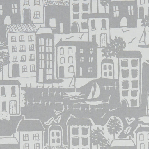 CLARKE AND CLARKE - WATERSIDE- GREY - Fabric by the Yard GREY