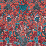CLARKE AND CLARKE - AMAZON VELVET- RED - Fabric by the Yard