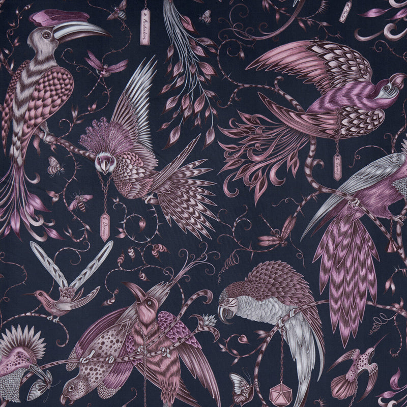 CLARKE AND CLARKE - AUDUBON VELVET- PINK - Fabric by the Yard PINK