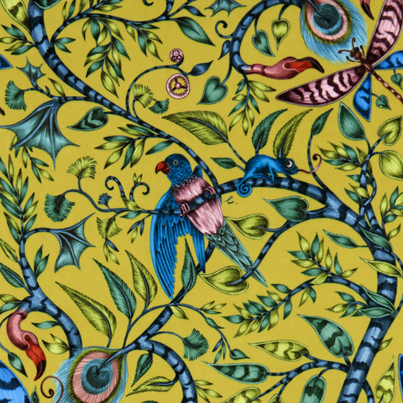 CLARKE AND CLARKE - ROUSSEAU VELVET- LIME - Fabric by the Yard LIME