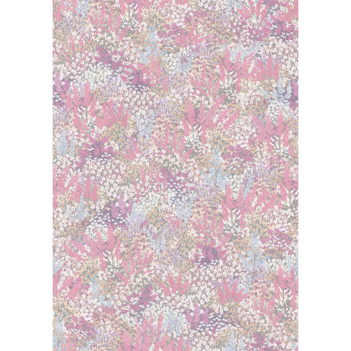 COLE & SON - GRANDE FLEUR LINEN- CERISE - Fabric by the Yard CERISE