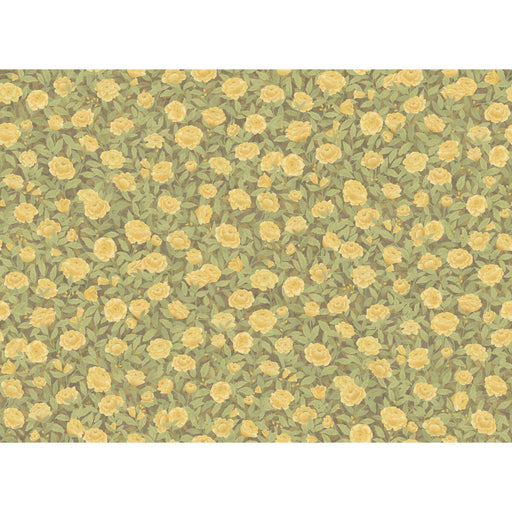 COLE & SON - IDYLL ROSES LINEN- HONEY - Fabric by the Yard HONEY