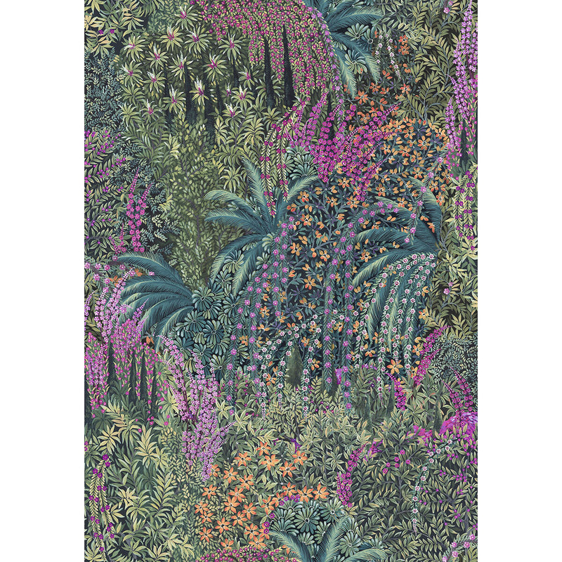 COLE & SON - CASCADE LINEN- TEAL - Fabric by the Yard TEAL