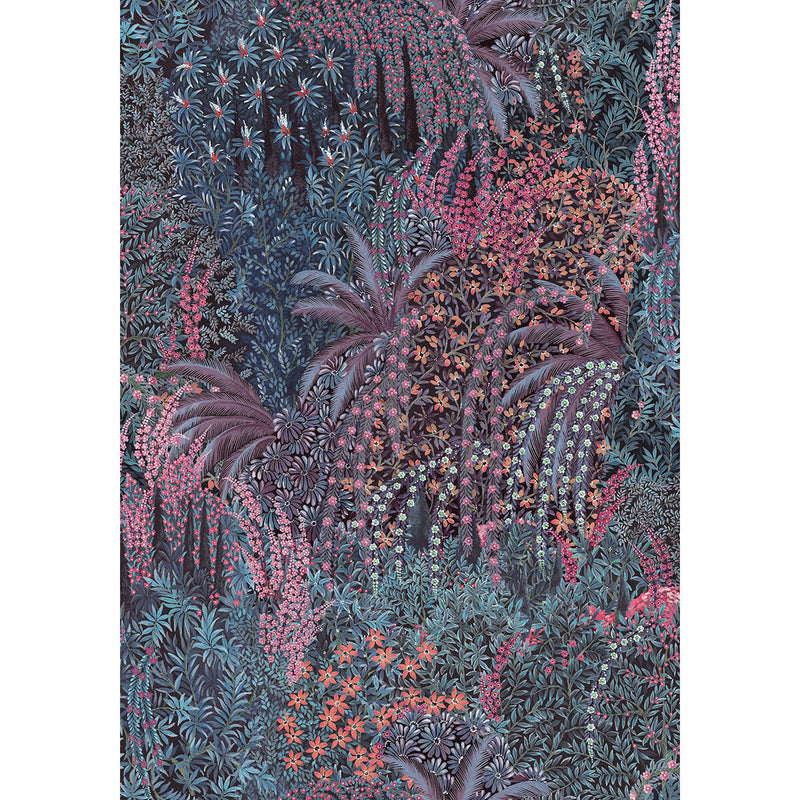 COLE & SON - CASCADE VELVET- VIOLET - Fabric by the Yard VIOLET