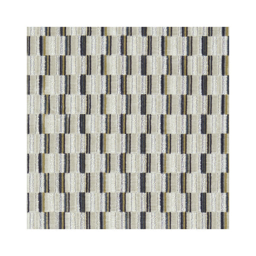CLARKE AND CLARKE - CUBIS- DENIM - Fabric by the Yard DENIM