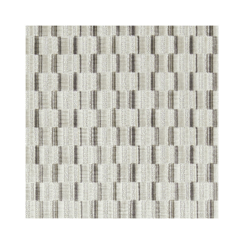 CLARKE AND CLARKE - CUBIS- NATURAL - Fabric by the Yard NATURAL