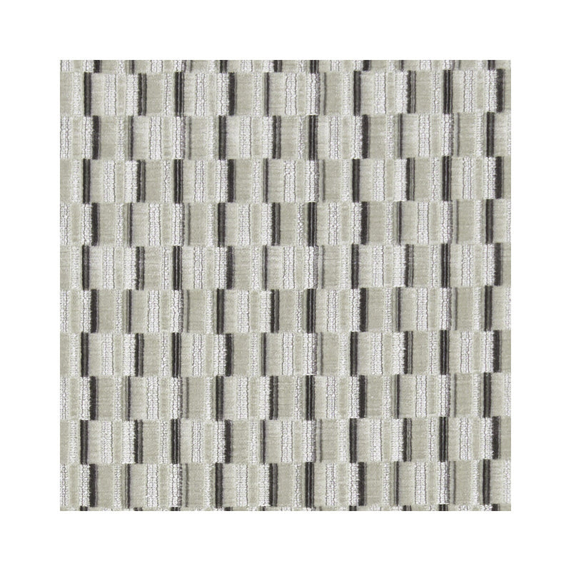 CLARKE AND CLARKE - CUBIS- STONE - Fabric by the Yard STONE