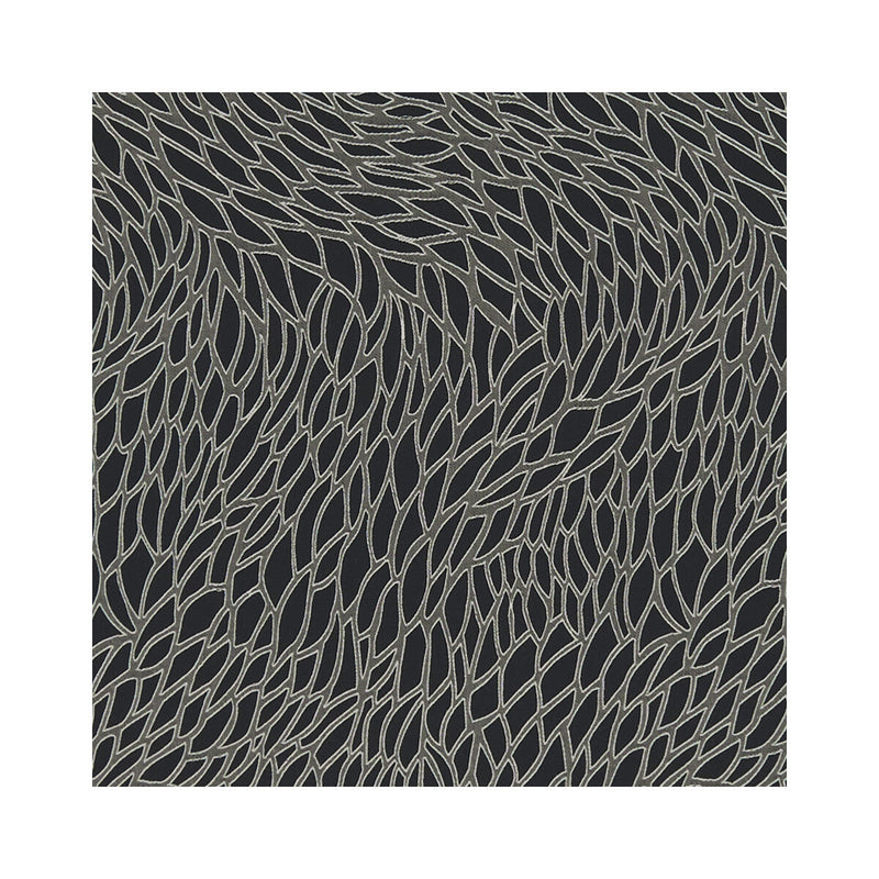 CLARKE AND CLARKE - CORALLINO- NERO - Fabric by the Yard NERO