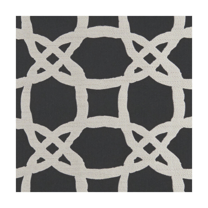 CLARKE AND CLARKE - FASCINO- NERO - Fabric by the Yard NERO