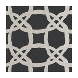 CLARKE AND CLARKE - FASCINO- NERO - Fabric by the Yard