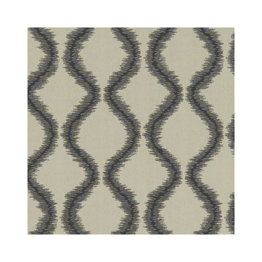 CLARKE AND CLARKE - SOLARE- NERO - Fabric by the Yard NERO