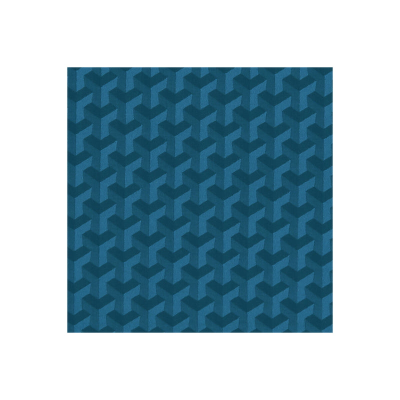 CLARKE AND CLARKE - STRUTTURA- KINGFISHER - Fabric by the Yard KINGFISHER