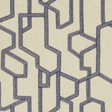 CLARKE AND CLARKE - LABYRINTH- MIDNIGHT - Fabric by the Yard