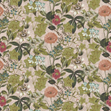 CLARKE AND CLARKE - PASSIFLORA- BLUSH VELVET - Fabric by the Yard