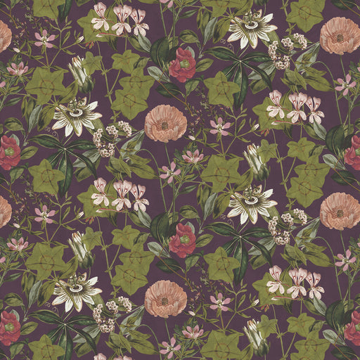 CLARKE AND CLARKE - F1304/08 - PASSIFLORA - Fabric By the Yard