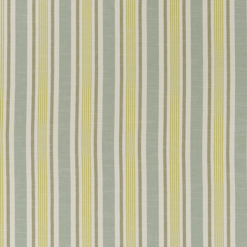 CLARKE AND CLARKE - MAPPLETON- AQUA - Fabric by the Yard AQUA