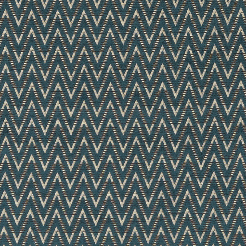CLARKE AND CLARKE - ZION- TEAL - Fabric by the Yard TEAL
