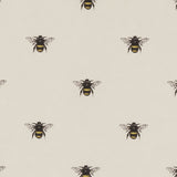 CLARKE AND CLARKE - ABEJA- IVORY - Fabric by the Yard
