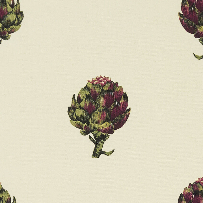 CLARKE AND CLARKE - ARTICHOKE- IVORY - Fabric by the Yard IVORY